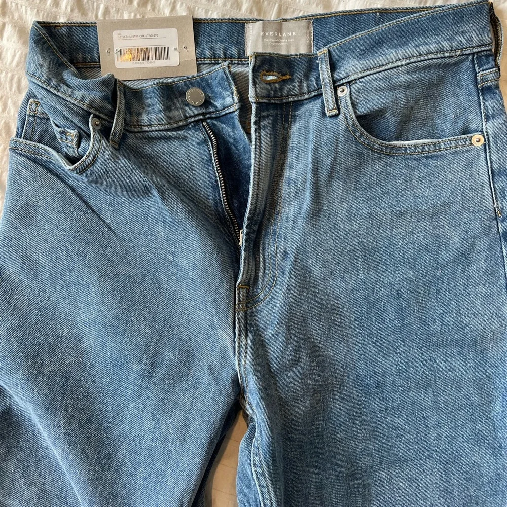 NWT Everlane The Original‎ Cheeky Cotton Jean Stone Washed Sky 27 Straight Crop